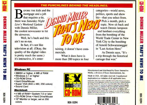 Dennis Miller: That's News to Me resuelve tu búsqueda de monólogos clásicos en DVD 2