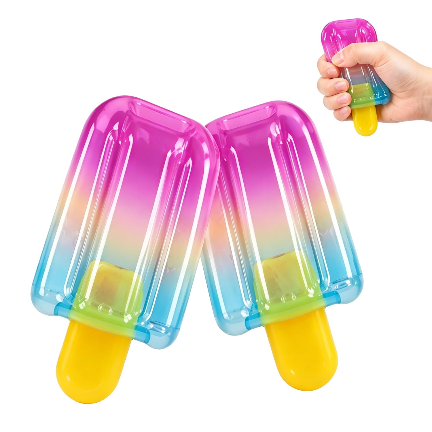 Photo 1 of 2PCS Ice Cream Squeeze Squishy,Ice Cream Squeeze Toys,Slow Rise Sensory Fidget Toy for Stress & Anxiety Relief,Summer Sensory Stress Relief Toy,Holiday Party Favors