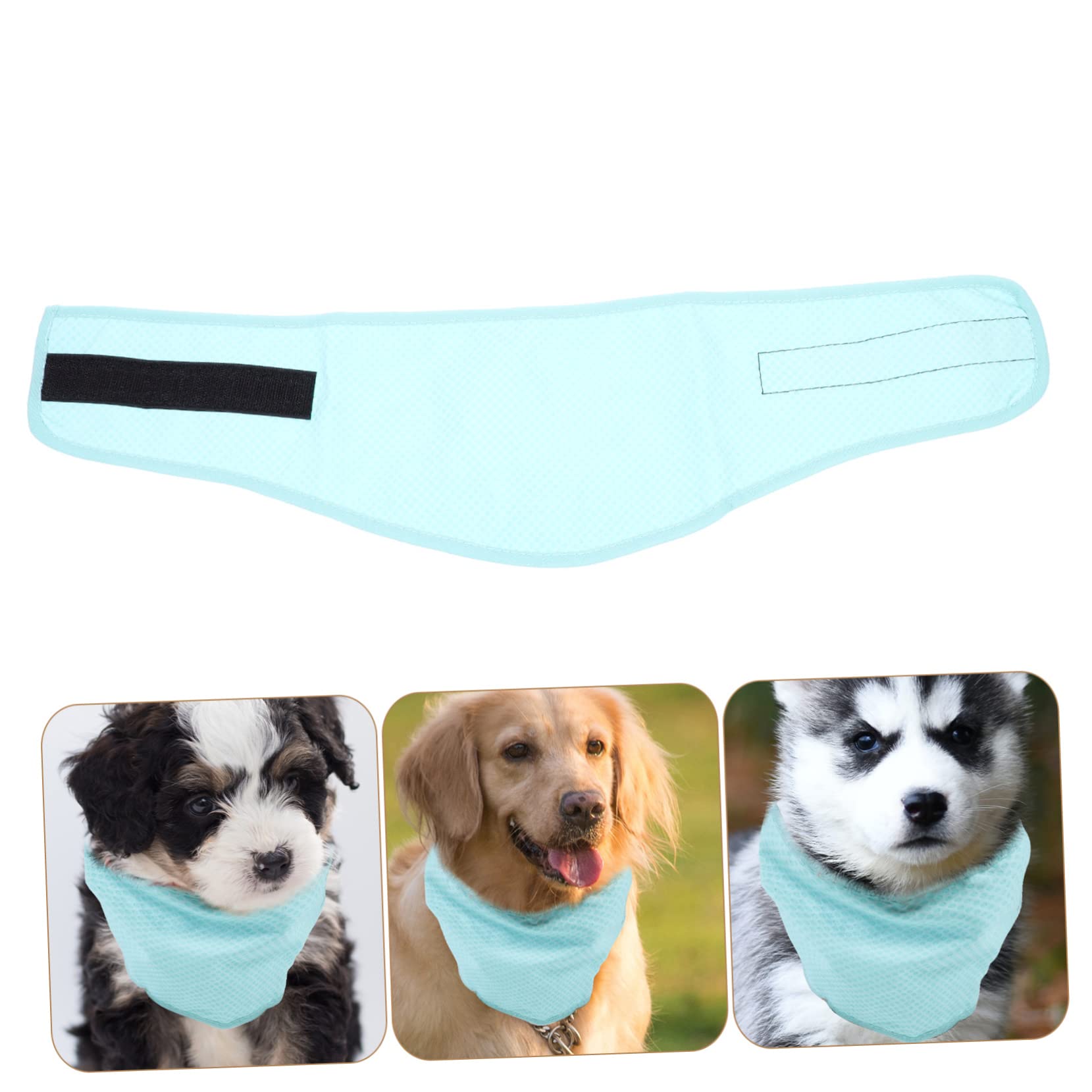 POPETPOP 3stücke Kühlendes Hundehalsband Atmungsaktivem Material Sommer-hundeschal Für Sofortige Abkühlung Für Und Aktivitäten Im Freien Grünes Punktmuster