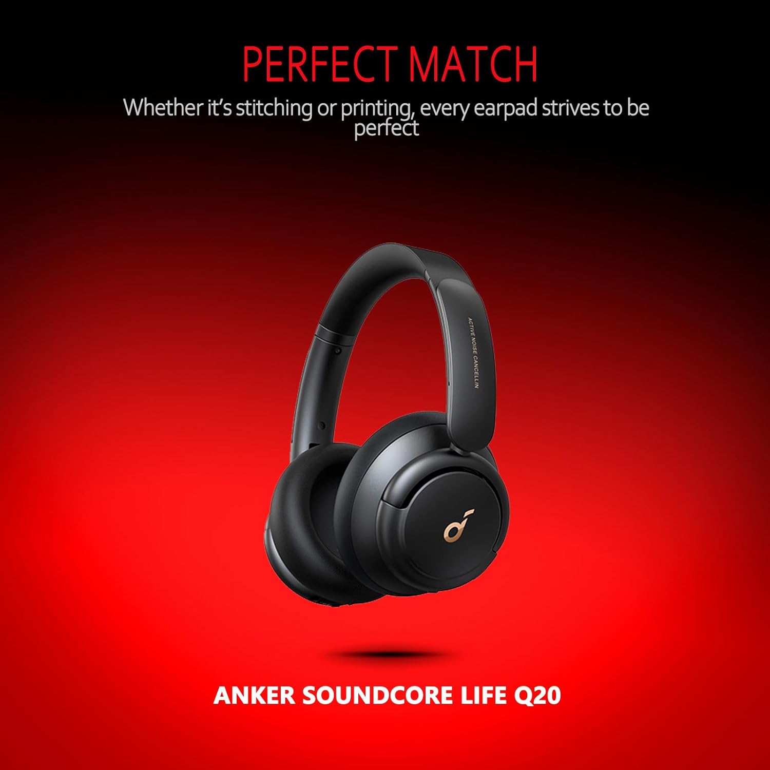 Krone Kalpasmos Soundcore Replacement Ear Pads – Fits Soundcore Life Q20 Replacement Ear Pads, Soft Memory Foam Soundcore Q20 Replacement Ear Pads for Anker Q20/Q20BT/Q20+/Q20i Headphones – Black - Image 6