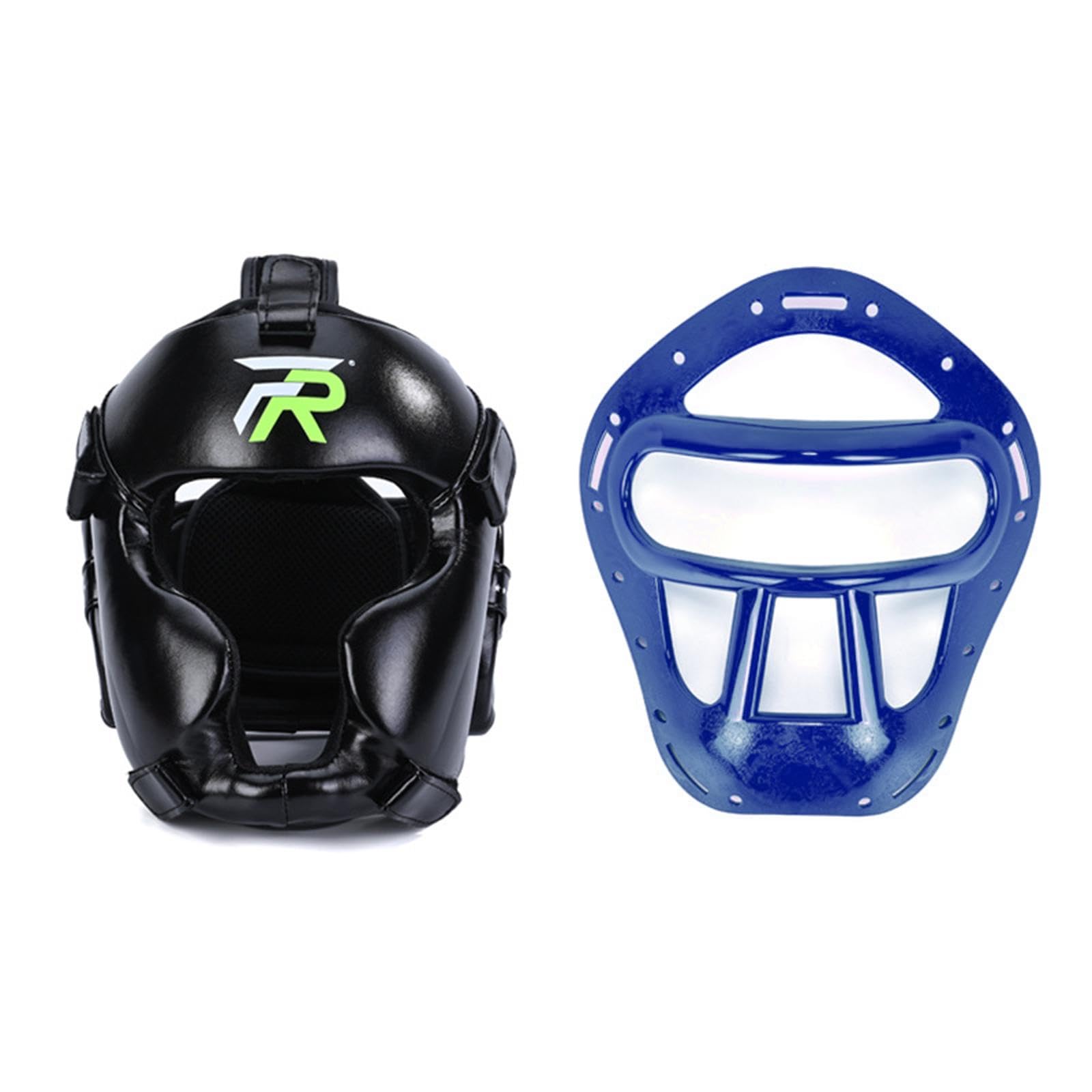 Casco da Imbottito con Protezione Completa per Fronte E Orecchie per Karate