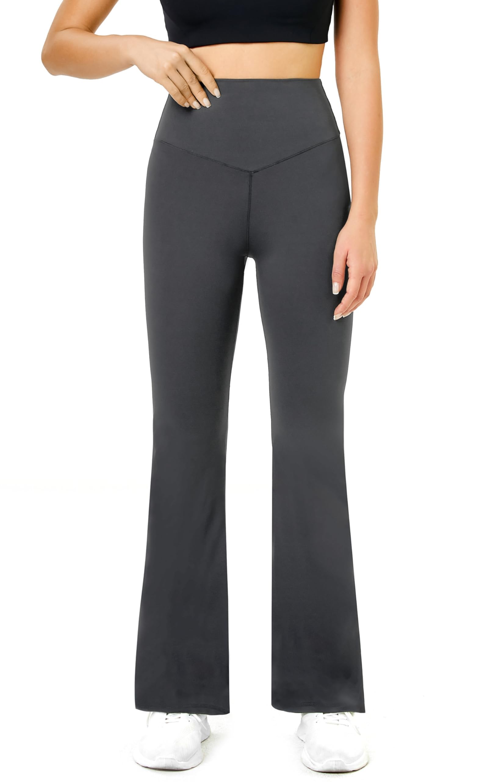 Glacspyg Signora Pantaloni da Yoga LaPaKu Alta Formazione Gambali Addome Controllo Lombari Fitness da Jogging