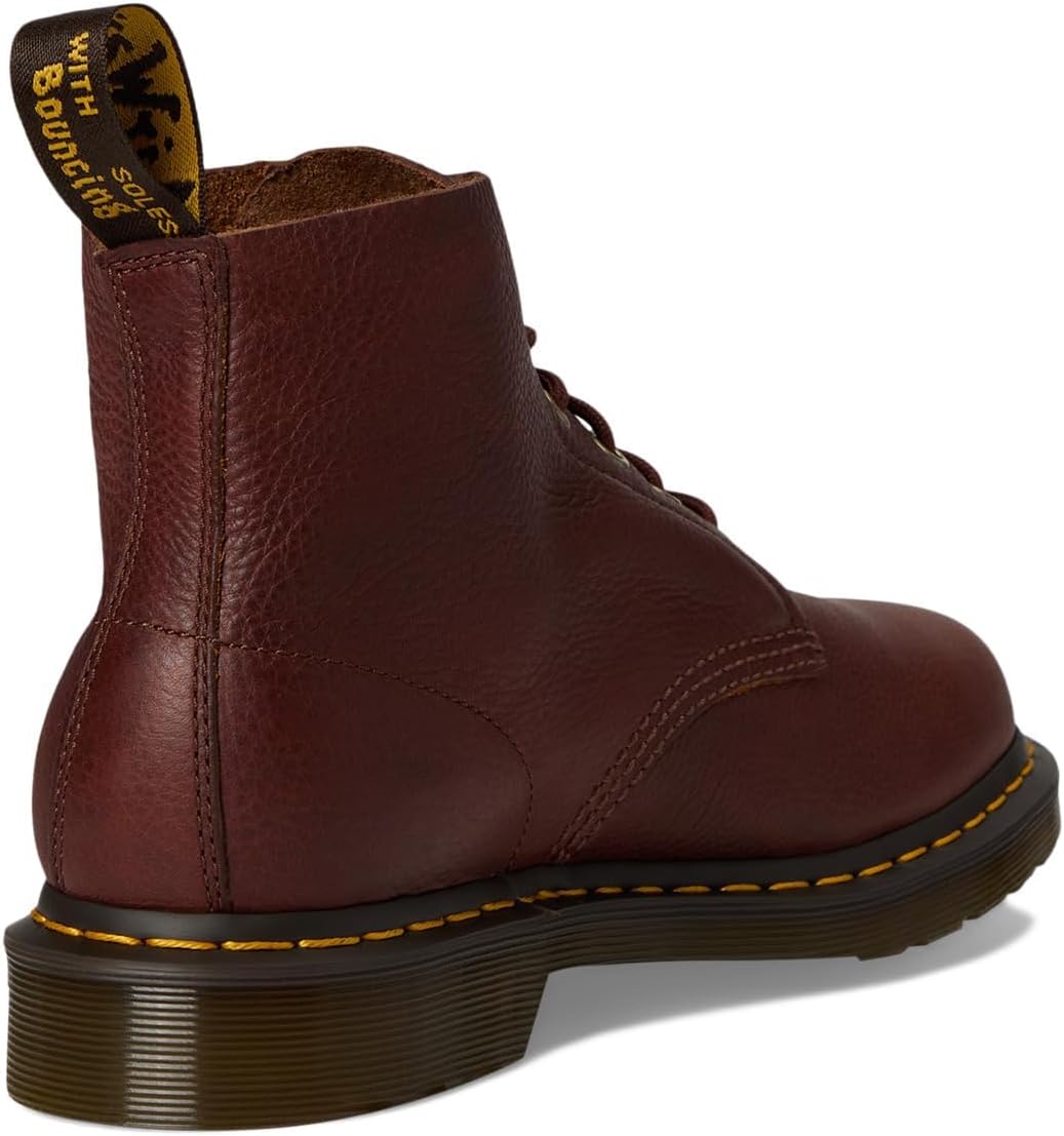 Dr. Martens, Mens, 101 Unbound Leather Ankle Boots, Cashew, Mens 13, Medium