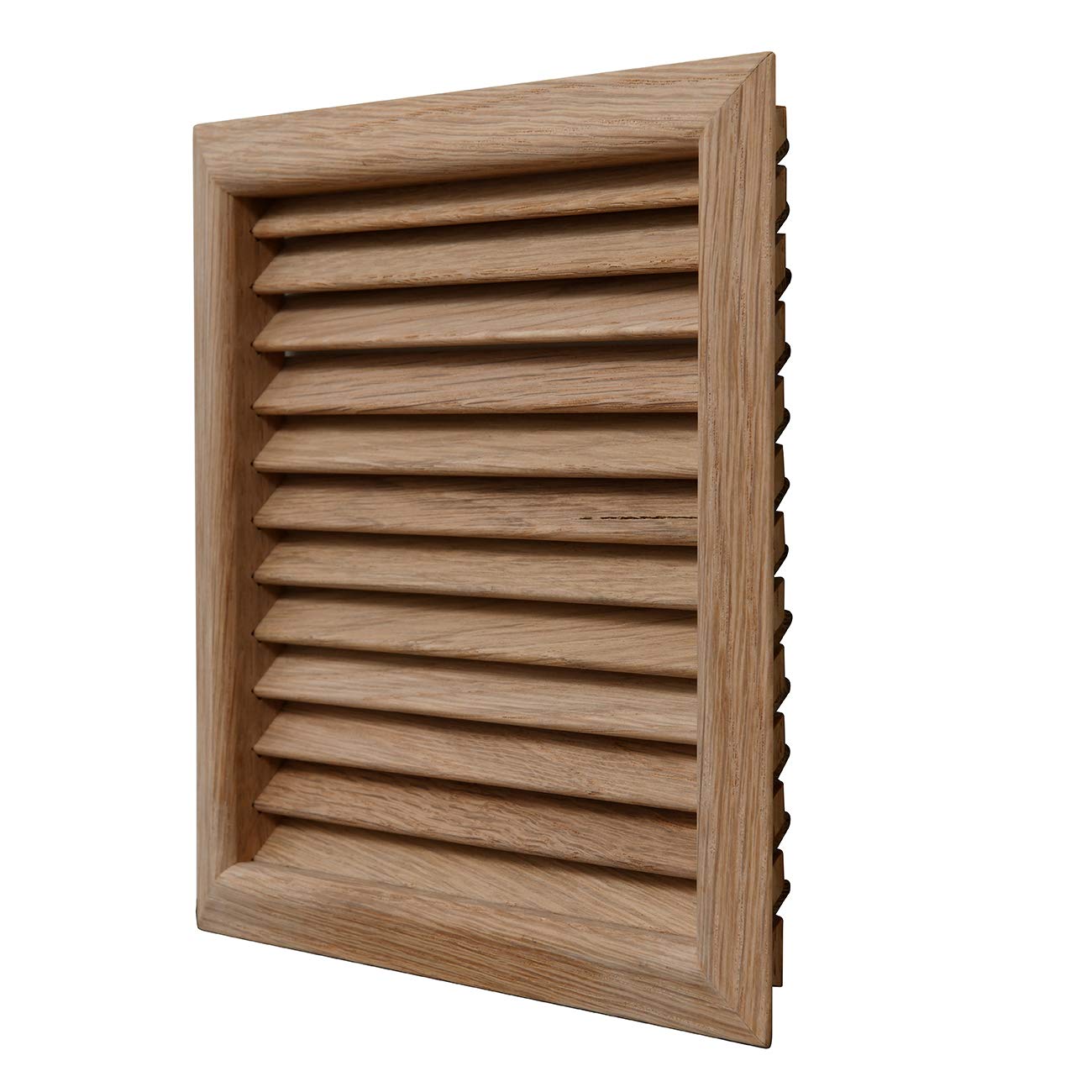 La Ventilazione LGES160T Griglia di Ventilazione quadrata in legno teak, da incasso. Dimensioni 172x172 mm