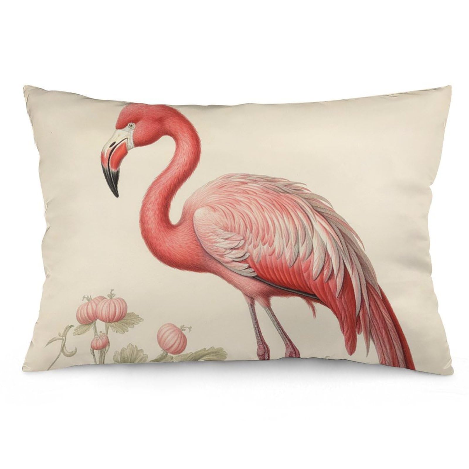 NTVOWPZO 2 Pack Decoration Throw Pillow Covers 20"x30" Pillowcases Covers Art Flamingo Pillowcases Modern Farmhouse Home Decor Sofa Cushions Covers for Couch Bed Living Room
