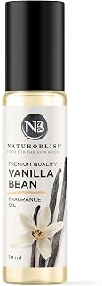 NaturoBliss Vanilla Perfume Oil Roll-On 10ml - Pure, Lab-Tested Fragrance for Warm Comfort & Daily Aromatherapy