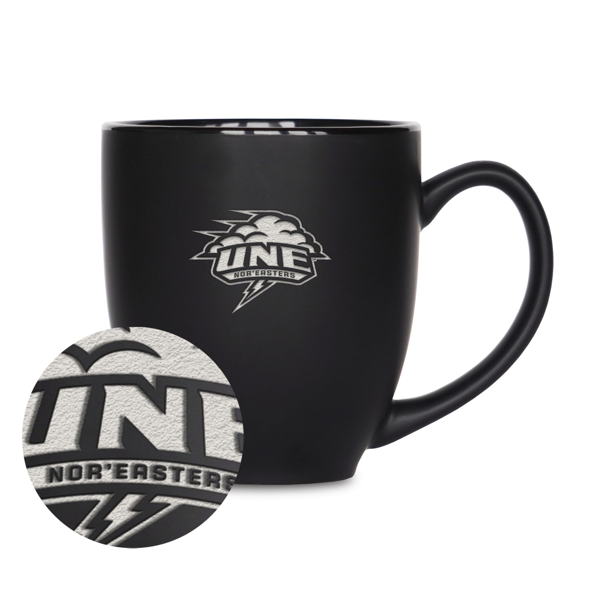 Tasse de bistrot en céramique 445ml gravée University of New England