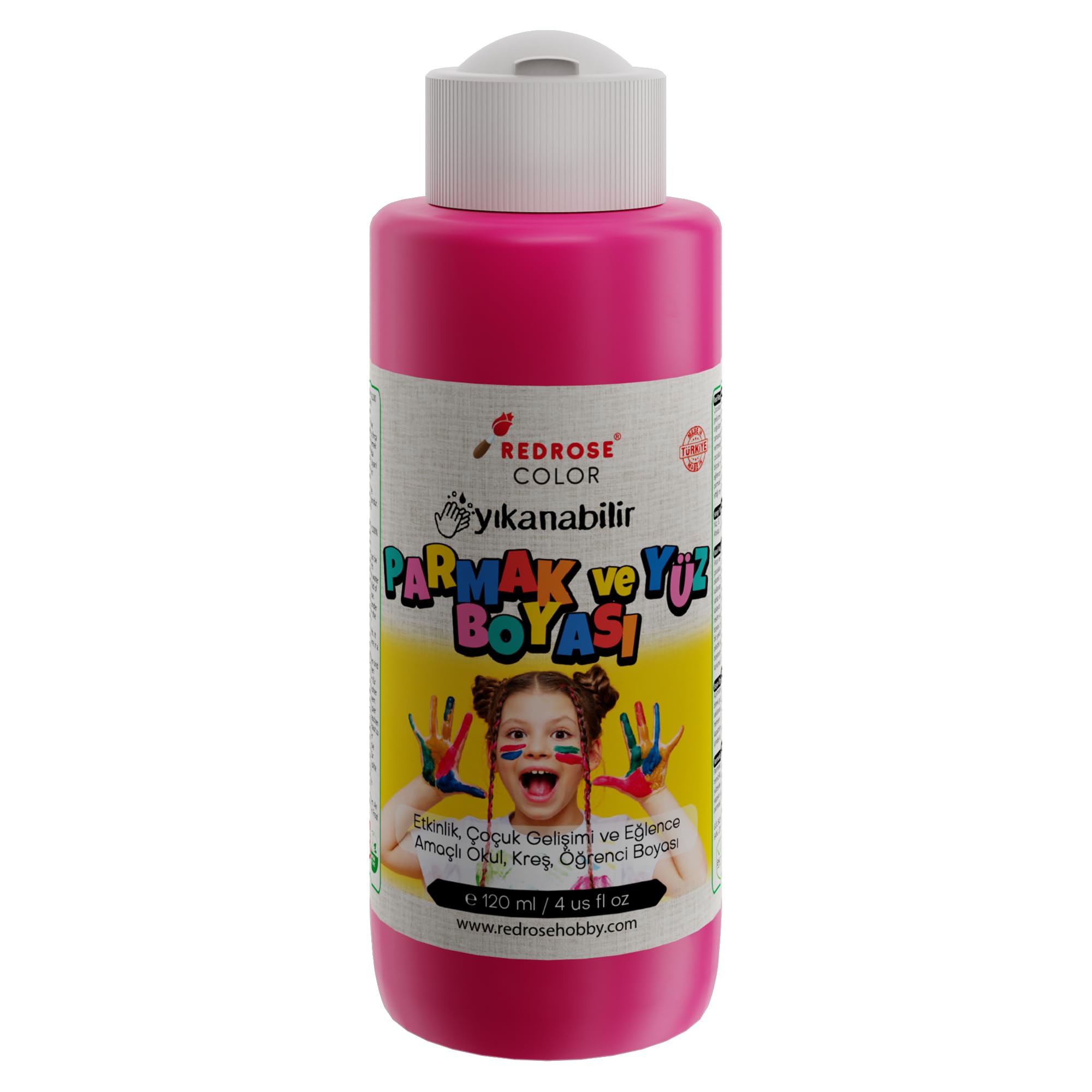 Red Rose Fuşya Parmak Boyası 120 ml