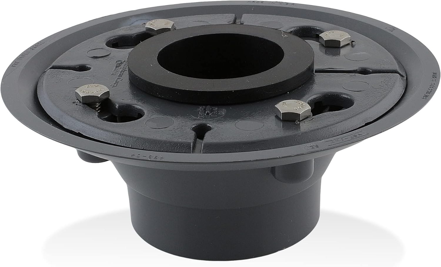 DBASE2-PVC 2 PVC Drain Base - Black