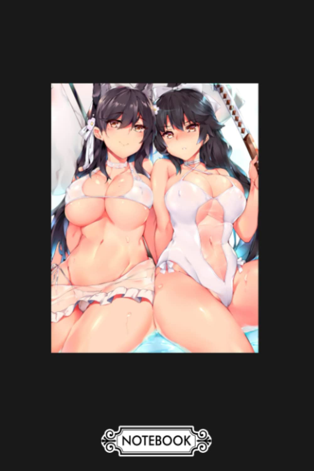 Atago And Takao Azur Lane N11091 Notebook: Journal, Lined College Ruled Paper, Diary, 6x9 120 Pages, Planner, Matte Finish Cover