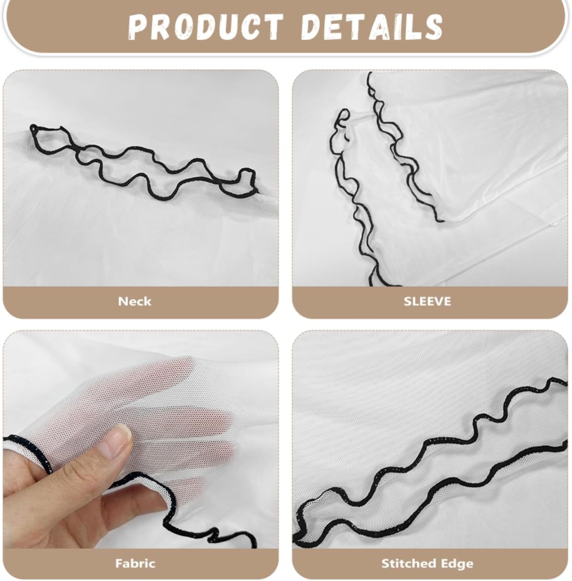 Blouses for Women Dressy Casual Bell Sleeve Tops Mock Neck Shirt - Image 6