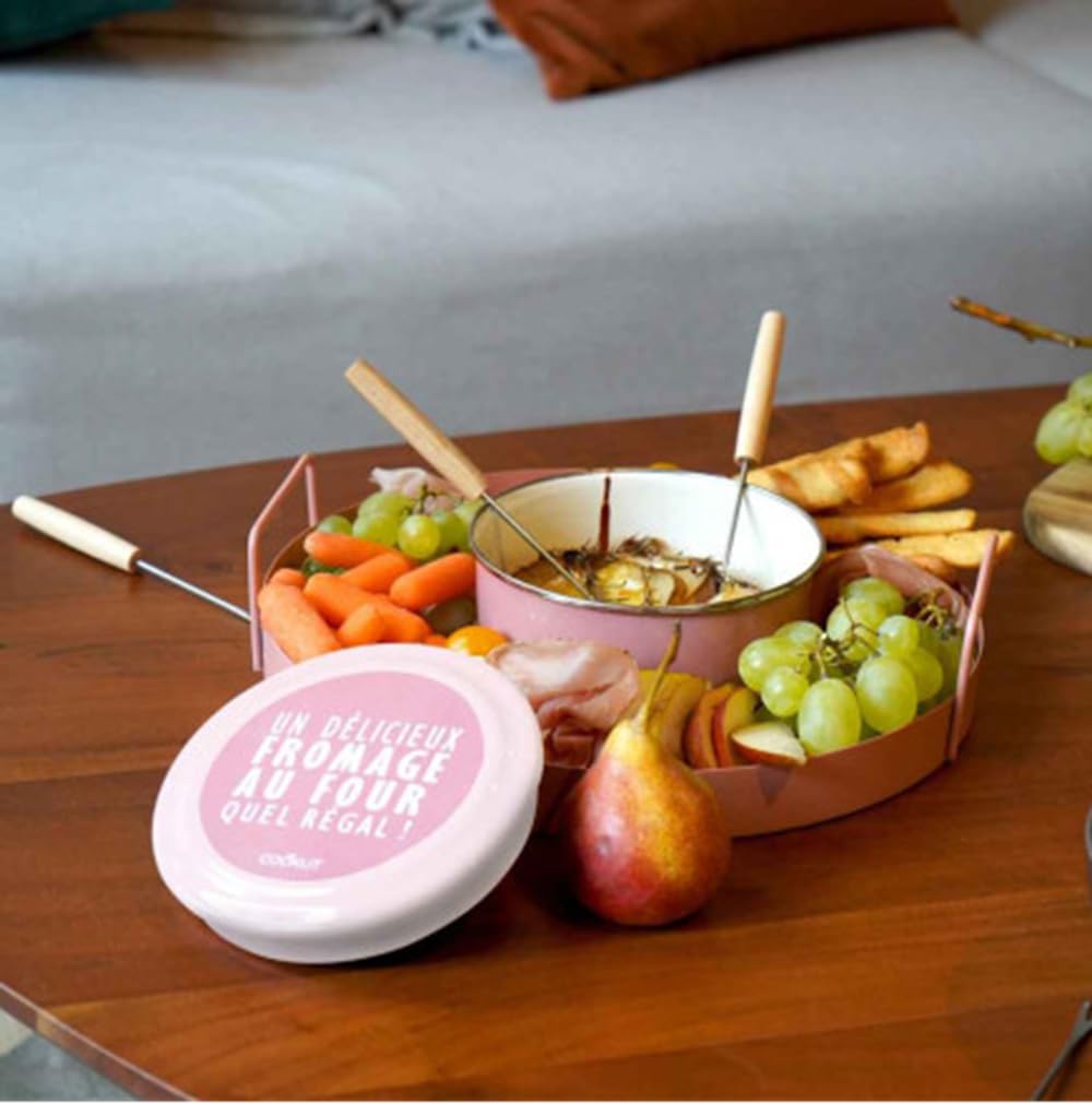 COOKUT - Coffret cuiseur fromage au four - Rose