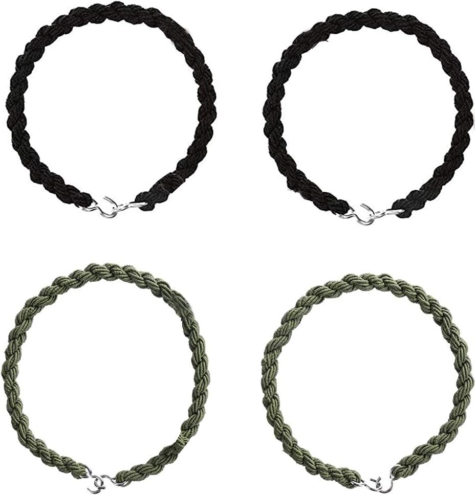 QUUPY 2Pairs Elastic Boot Straps Military Boot Bands