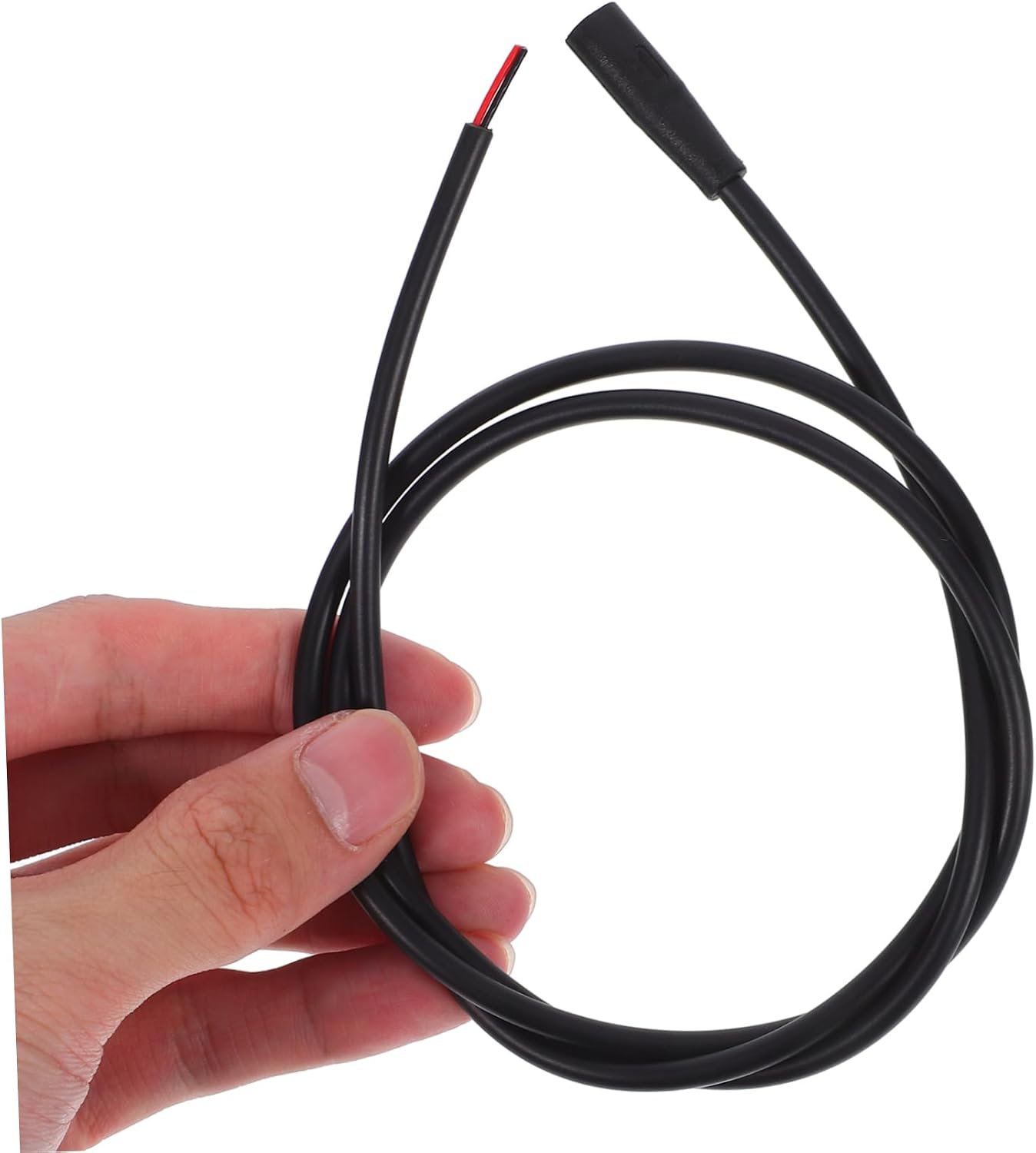 1 Set Bicycle Signal Extension Cable: 2 Pins Male and Female Waterproof Electrical Connector - Easy Installation Bike Accessory for Outdoor Riding