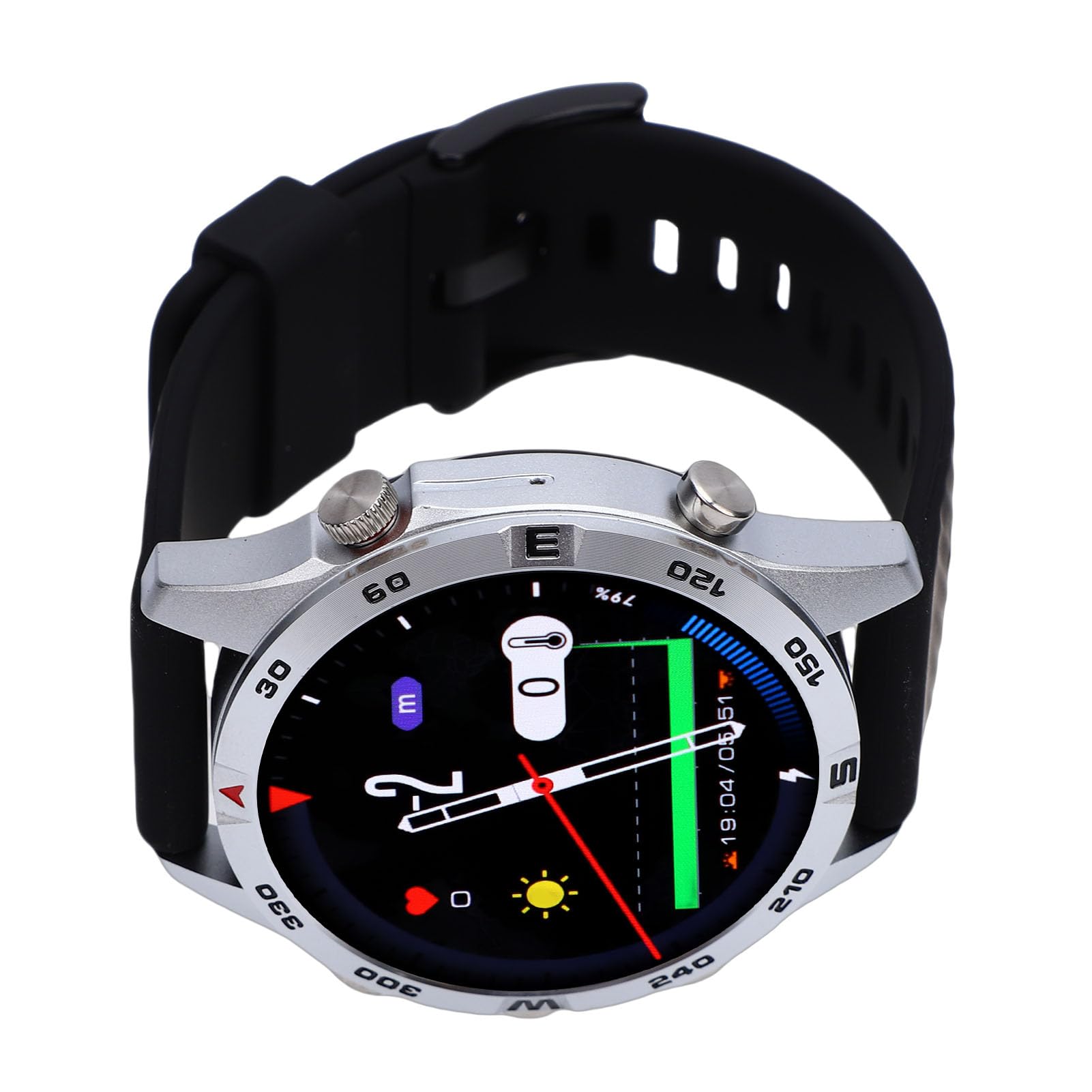 Tosuny Smartwatch da Uomo, Orologio Sportivo Touchscreen HD da 1,43 Pollici con Cardiofrequenzimetro, Fitness Tracker per Corsa, Escursionismo, attività all'aperto, Orologio da Polso Intelligente con