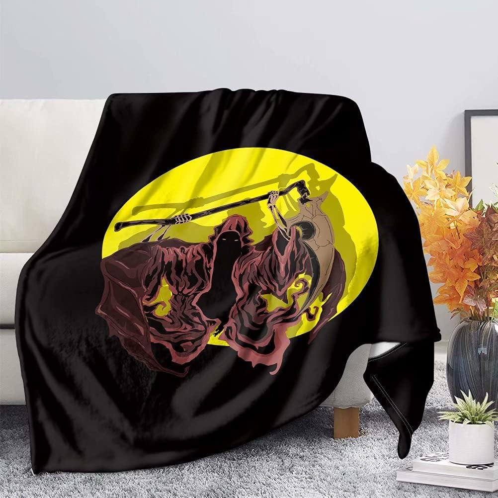 GIFTPUZZ Happy Thanksgiving Cartoon Blanket Girls Boys Fashion Bed Couch for Office Sofa Chair, Outdoor Traveling Camping Fleece Blankets Bedroom Accessories, Cozy Plush Keep Warm Throws Blankets, L