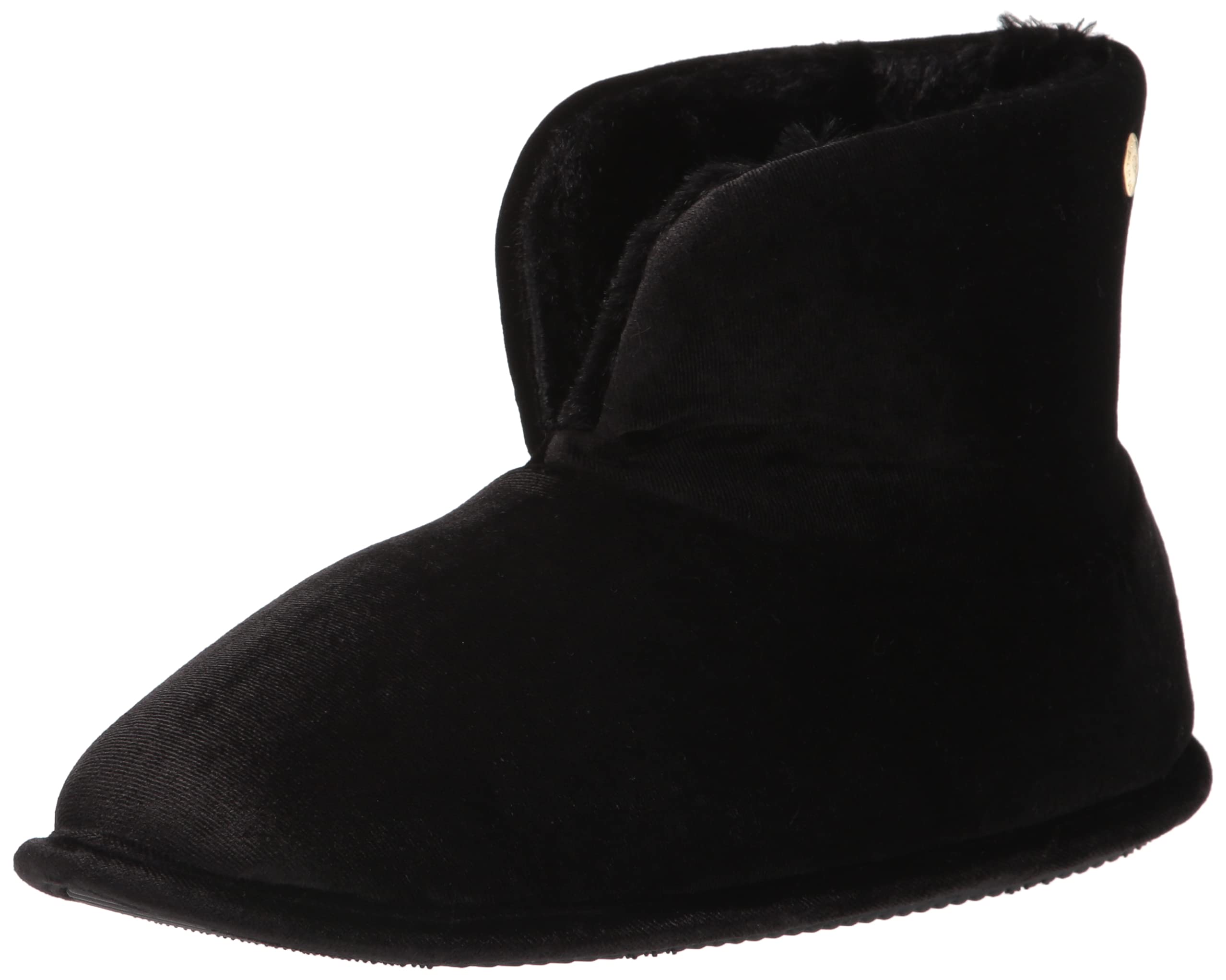 Dearfoams womens Sara Velour BootieSlipper