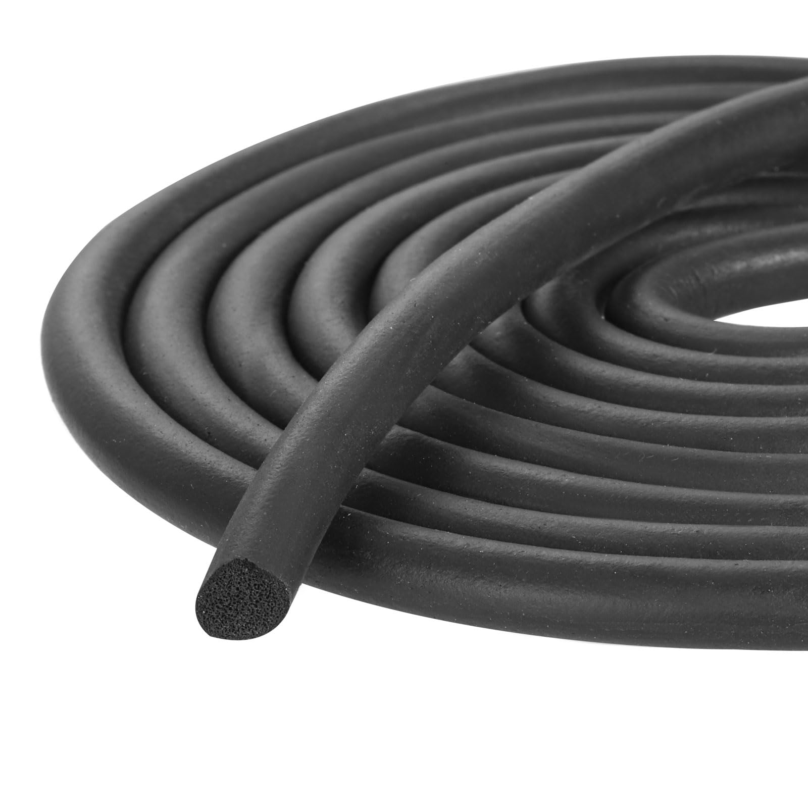 Joint d'étanchéité en caoutchouc EPDM rond 7mm x 8m isolant phonique
