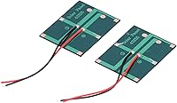 Vista 5 de Módulo de célula solar micro para bricolaje, módulo de panel solar de polisilicio pegamento células solares 1.693x2.165 in 0.4W 1.5V Micro Solar