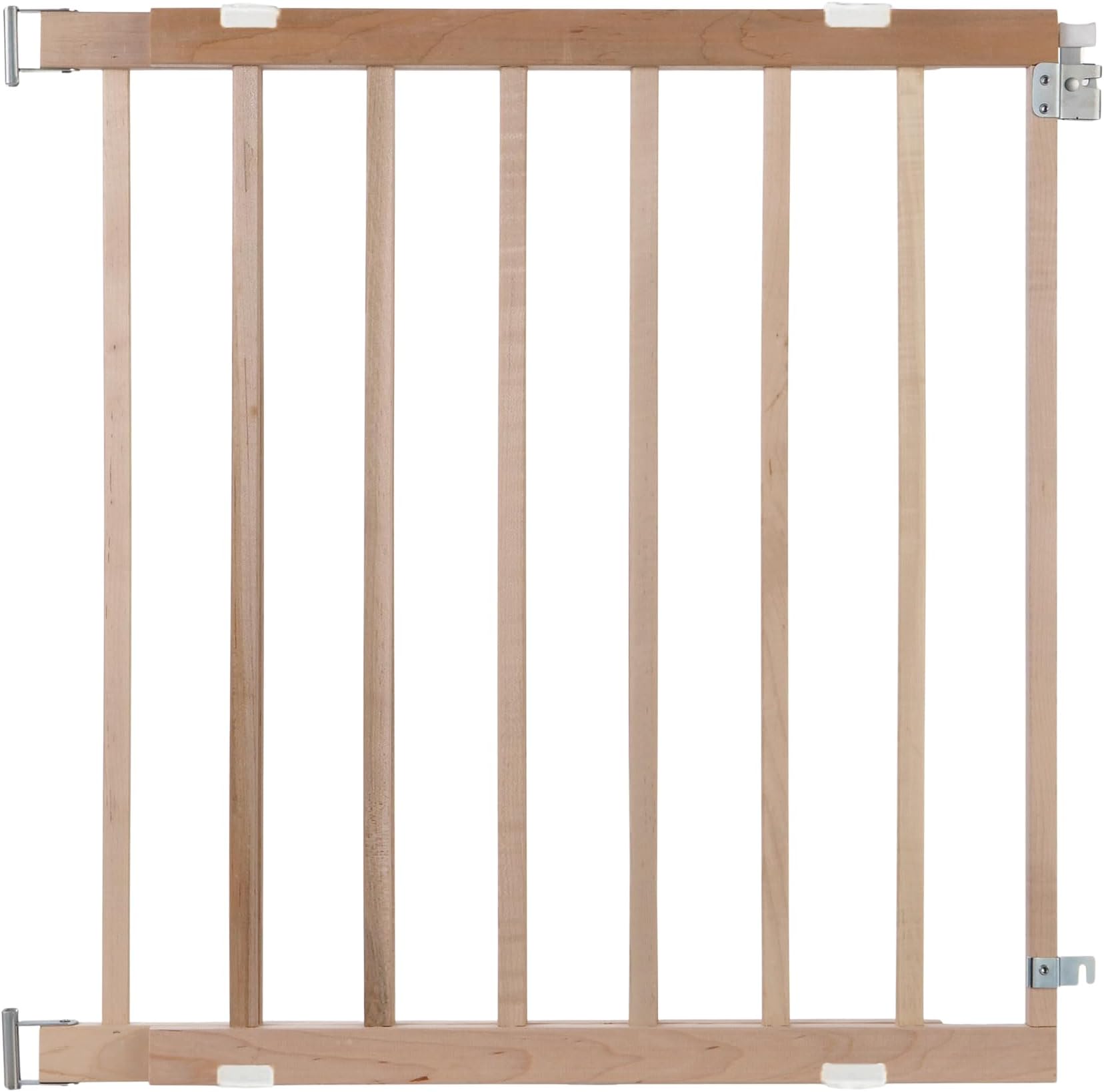 Stairway Swing Wooden Baby Gate: Wood Baby Gate for Stairs - Adjustable 28 to 42 Inches Wide - 30 Inches Tall