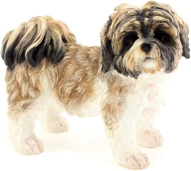 Leonardo Collection Shihtzu, Resin, Tan, 9 x 8 x 4 cm
