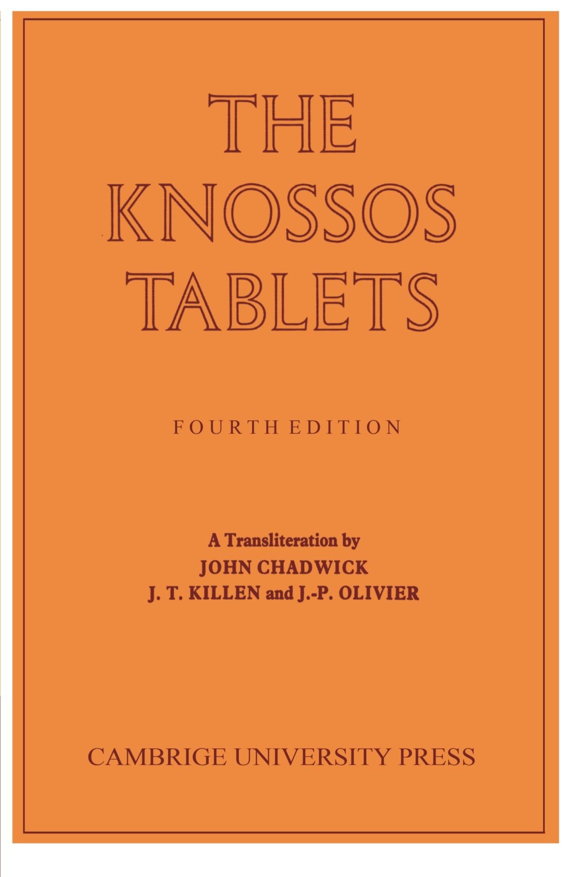 The Knossos Tablets