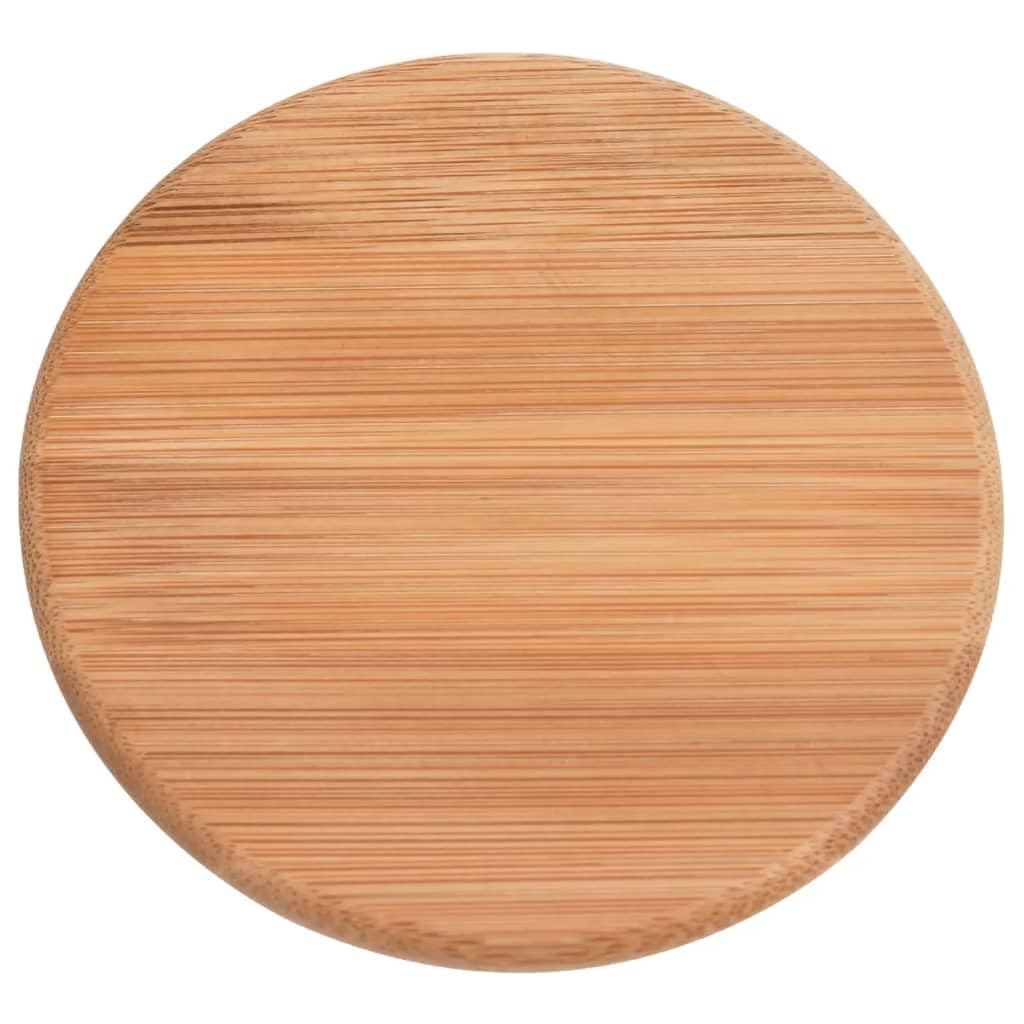 Juego de 4 tarros de almacenamiento de 800 ml con tapa de bambú, recipientes de cristal para almacenamiento, herméticos, para cocina, almacenamiento de alimentos