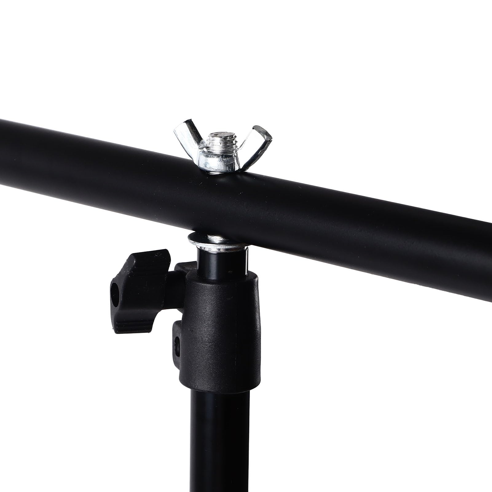 Kit Supporto per Fondale Retrattile a Forma di T da 6,6x6,6 Piedi - Robusto di Supporto per Fondale in Lega per Fotografia in Studio con Custodia