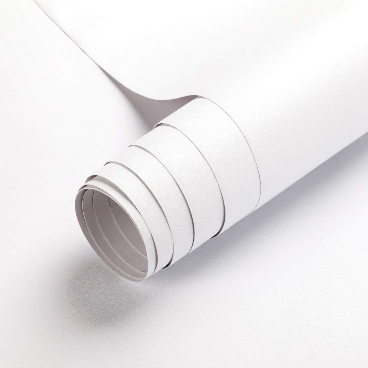 Oxdigi White Contact Paper 23.6"x196" - Thick Self-Adhesive Vinyl Film for Countertops, Doors