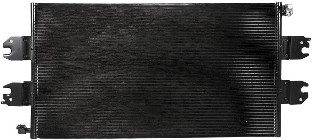 OCPTY Aluminum A/C Condenser Replacement Fit for 2003-2014 for Chevrolet for Express 1500 4.3L 2003-2014 for Chevrolet for Express 1500 5.3L 2017-2019 for Chevrolet for Express 2500 2.8L