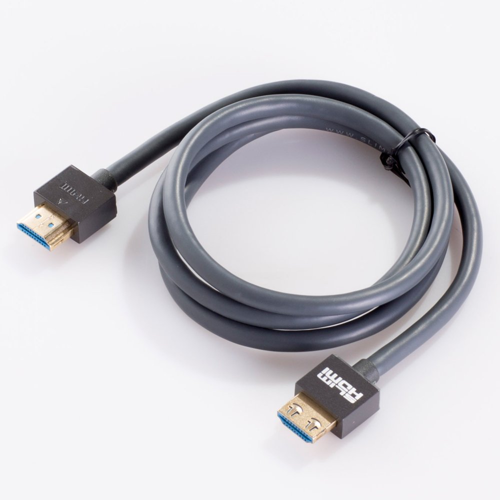 0.5m (50cm) Male Mini (Type C) to Male (Type A) Cable, The World's Slimmest HDMI Lead? (Gold Plated, 1080p, 3D, High Speed, ARC) — view 49