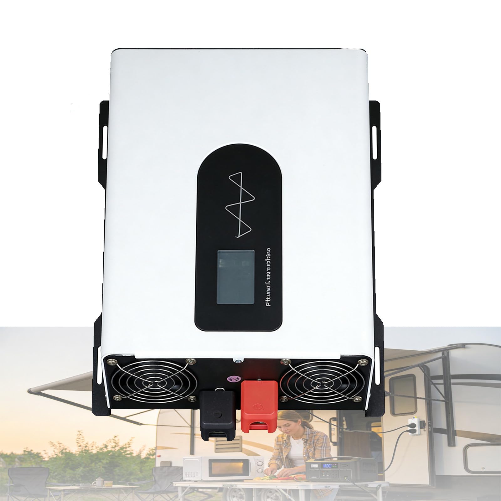 eQianyuan 72V Pure Sine Wave Inverter Dual Peak Power 4000W/72V-220V