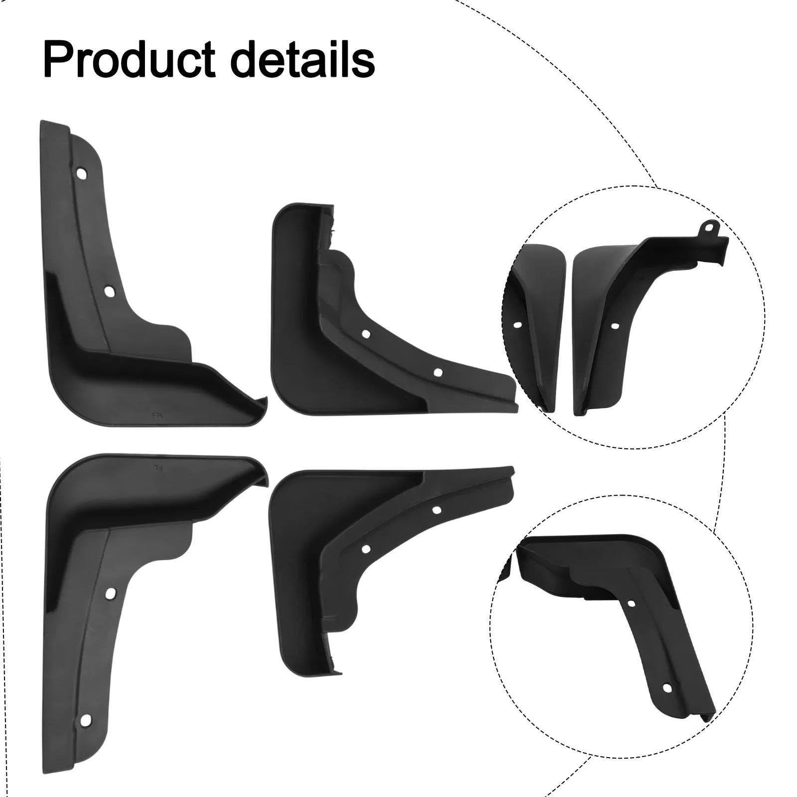 Auto Schlammklappen Für Kia Für EV3 2024-Up Reifen Kotflügelverbreiterungen Schmutzfänger Vorne Hinten Schlamm Klappen Kotflügel Splash Guards