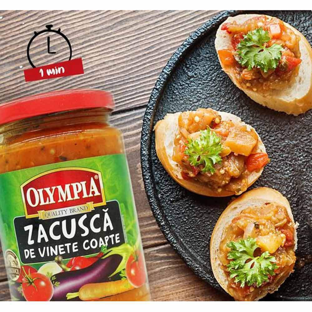 SALSA ZACUSCA DE BERENJENA OLYMPIA 300 G