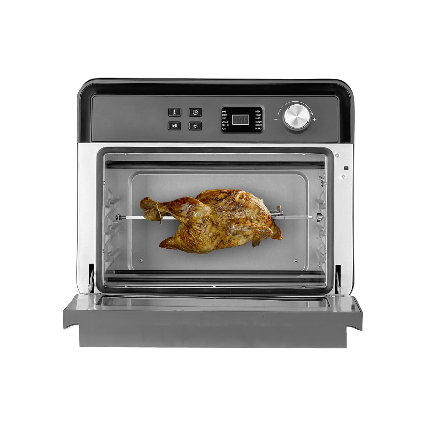CASO AirFry Chef 1700 designerska frytkownica na gorące powietrze, gotowa do natychmiastowego uruchomienia bez podgrzewania, 3 wkładki, zakres temperatur od 40°C do 230°C (w krokach co 5°C), timer,