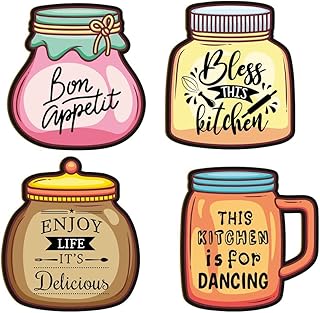 PAPER PLANE DESIGN Wall Art Wooden Kitchen Home Decor Items Pack of 4 (F)