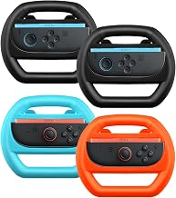 Ankey Paquete de 4 volantes de carreras compatibles con Nintendo Switch 2 Joy-Con Mario Kart 8 Deluxe