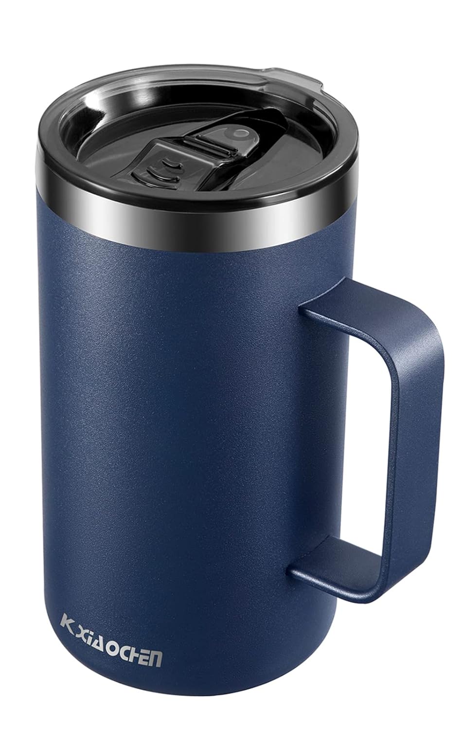 KXIAOCHEN 20oz Insulated Coffee Mug with Lid Stainless Steel Coffee Cup Double Wall Vacuum Coffee Tumbler with Handle