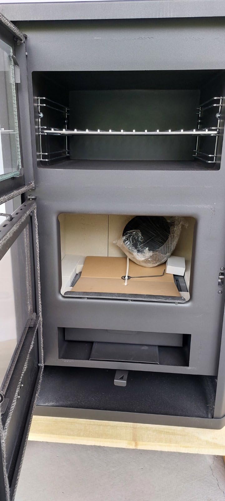 Stufa a legna FG D 14,2 kW con forno | Riscaldamento e cottura | Stufa a camino | BlmSchV 2 | ЕК А