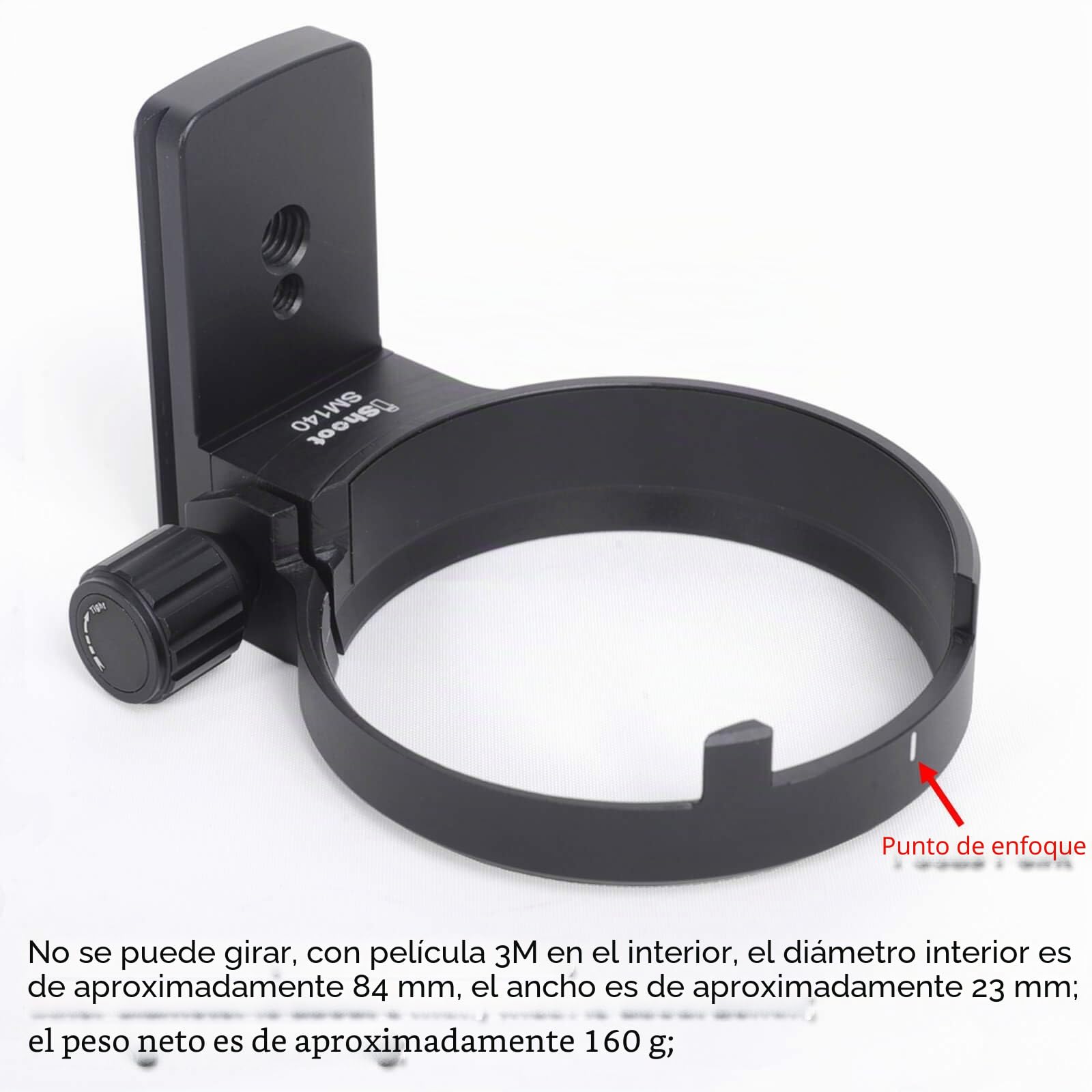 iShoot Anillo de Montaje en Trípode Collar de Lente Compatible con Sigma 100-400mm f5-6.3 DG OS HSM Contemporary EF/F Mount, Soporte de Lente Inferior es Arca-Swiss Cámara Placa de Liberación Rápida