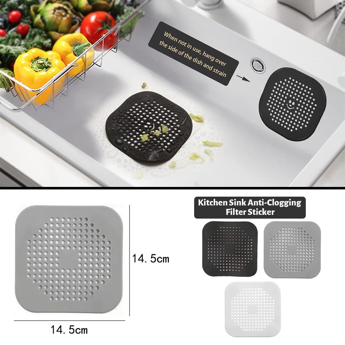 6 Pcs Tapa Desagüe Ducha De Silicona, Tapa Desague Terraza, Tapa Desagüe Antiolores, Tapon Ducha Olores, Cucarachas Desagües, Filtro Desague Ducha para Bloquear Cucarachas Desagües Et Olor