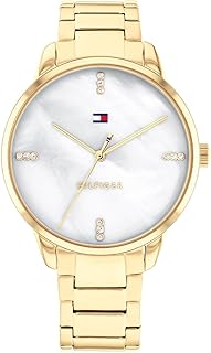 Tommy Hilfiger Analogue Quartz Watch for women with Gold colored Stainless Steel bracelet - 1782546