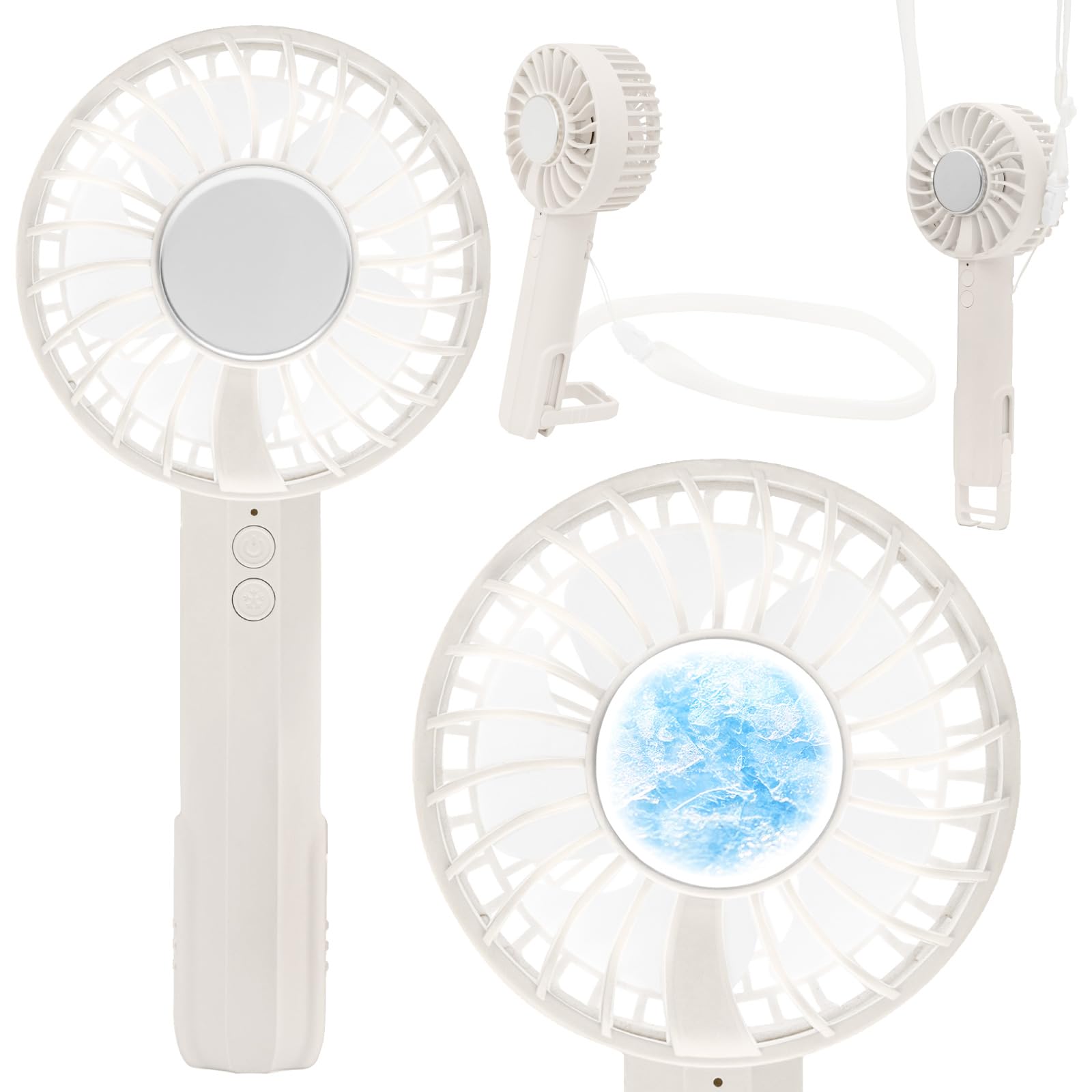 Amazon | ベルモンド ハンディファン 扇風機 冷却 【上品なくすみ
