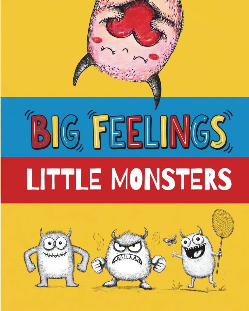 Big Feelings, Little Monsters: A Fun Coloring and Rhyming Book to Help Kids Understand Emotions and Feel Calm (Emotional Learning Book for Children Ages 3–8)