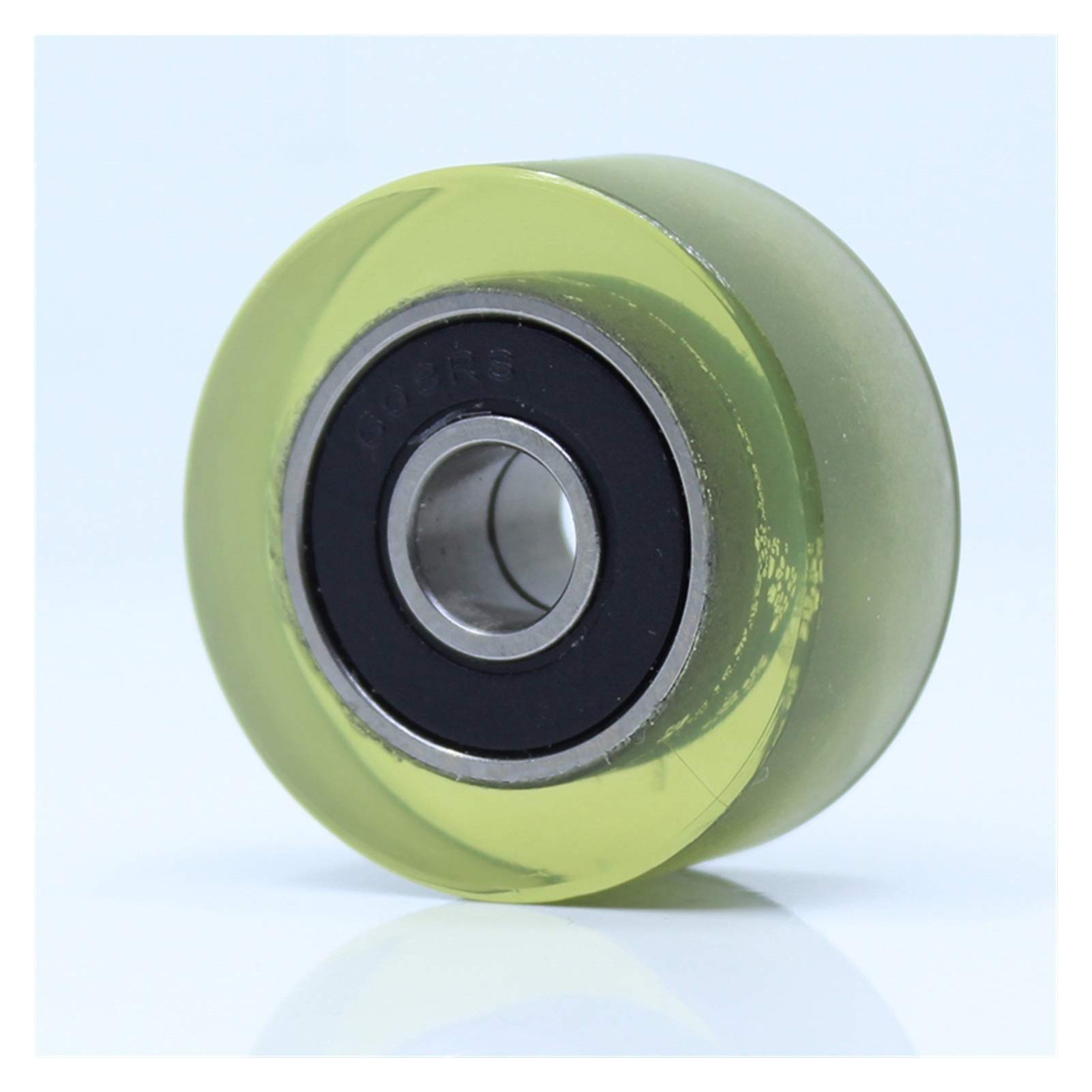 RFXOGTYFZ Power Transmission Products PU 608 Bearing 8x28x14mm Shaft 8mm Pulley Roller with Two Bearings Low Noise Polyurethane Guiding Wheel Pinch Ball(10Pcs)