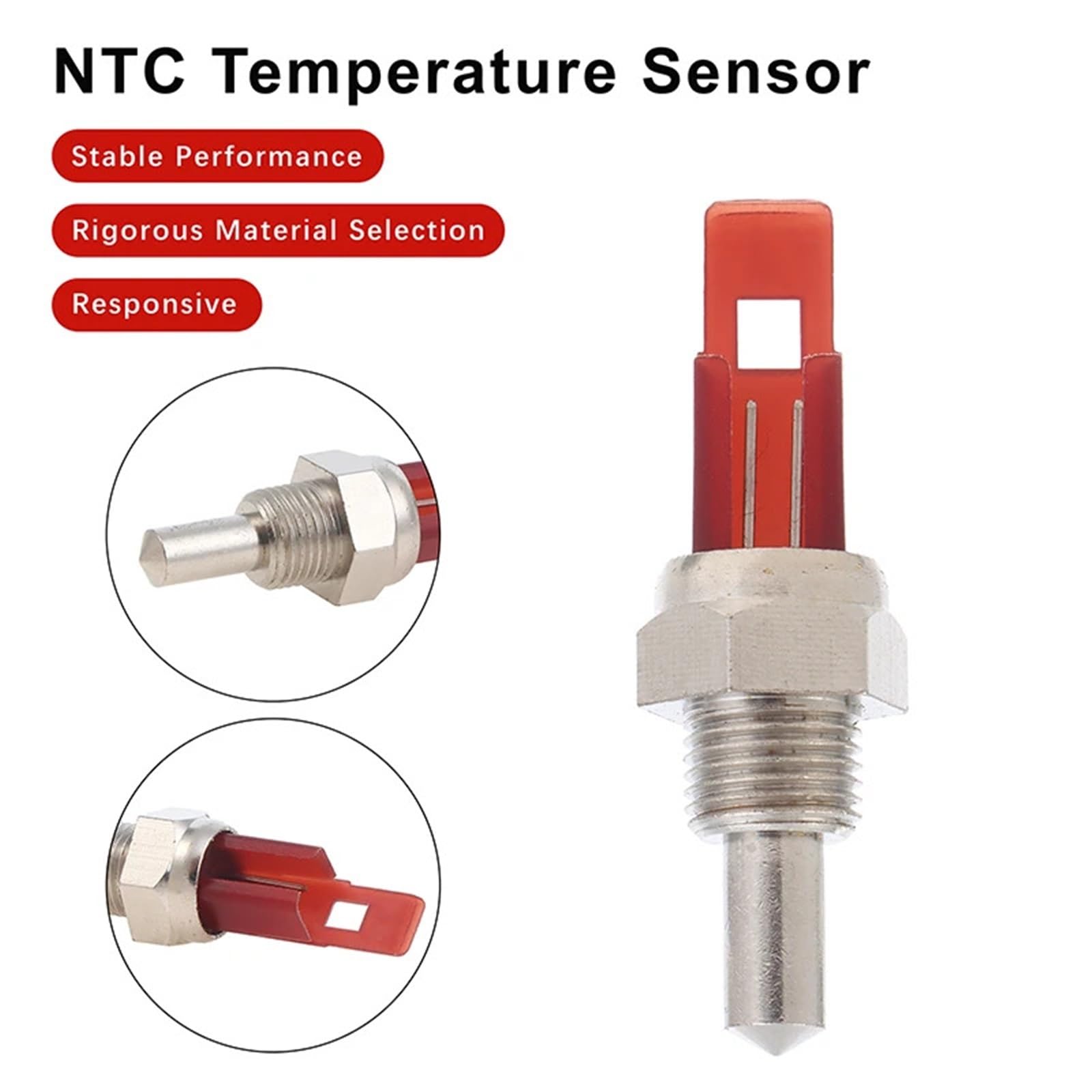 Sonda de Sensor de Temperatura G1/8-10K for Calentador de Agua a Gas de Pared, Accesorios de Repuesto for calderas.