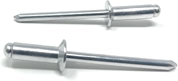 Metal Magery - Aluminum Countersunk Head Blind Rivets Pop Rivets - 3/16 Diameter - 50 Count (3/16 x 3/8 (0.25-.375 Inch Grip Range))