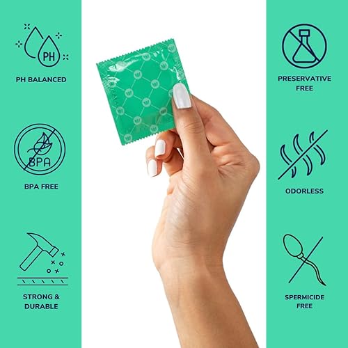 Miniatura 9 de Royal Preservativos veganos ultrafinos extra grandes para hombres, preservativo natural lubricado de alta calidad, lubricante sin sabor, látex