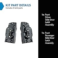 Vista 2 de TRQ Pestillo de puerta delantera LH RH Par para Camión Internacional 4700 4900