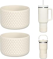 Vista 136 de WUQID Heart Shaped Texture Silicone Boot Compatible with Stanle Quencher H2.0 IceFlow Flip 20oz 30oz 40oz,Hydroo Flask 12-24oz